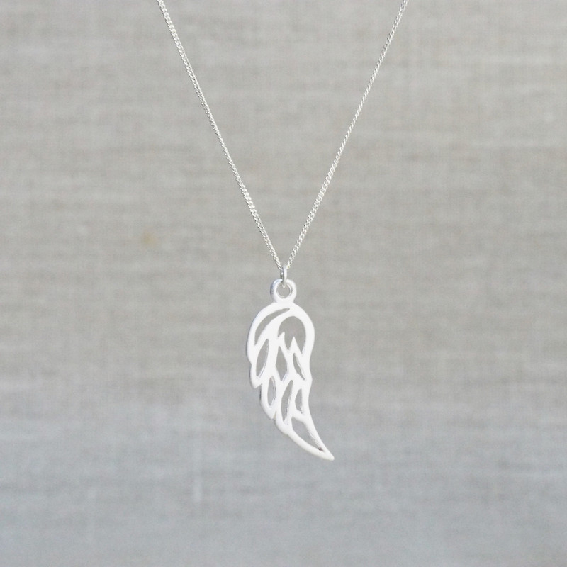 Angel Wing Charm Necklace
