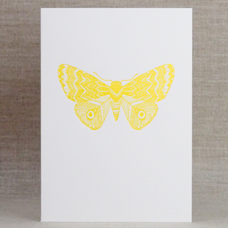 Luna Moth Greeting Card