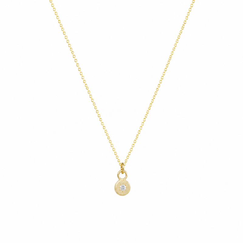 Yellow Gold Diamond Samantha Necklace