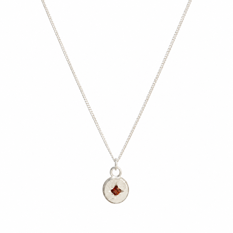 Garnet Samantha Necklace
