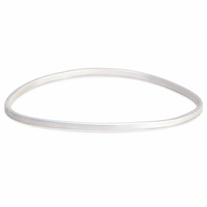 Silver Natasha Bangle
