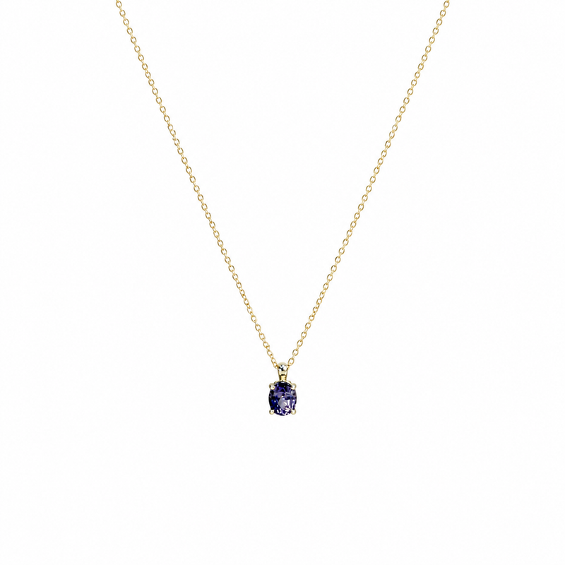 Grey Spinel Necklace