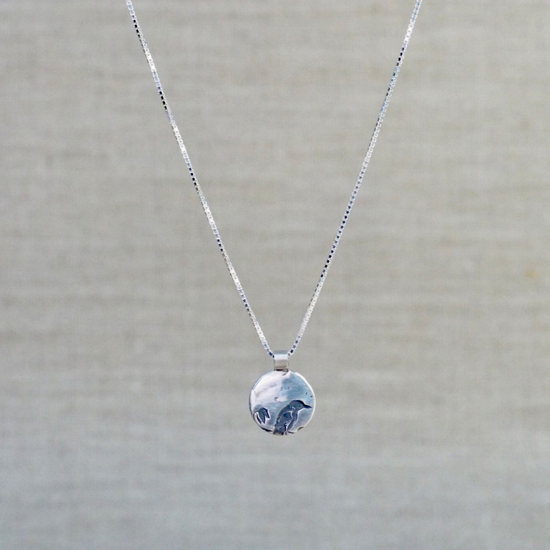 Silver Sparrow Charm Necklace