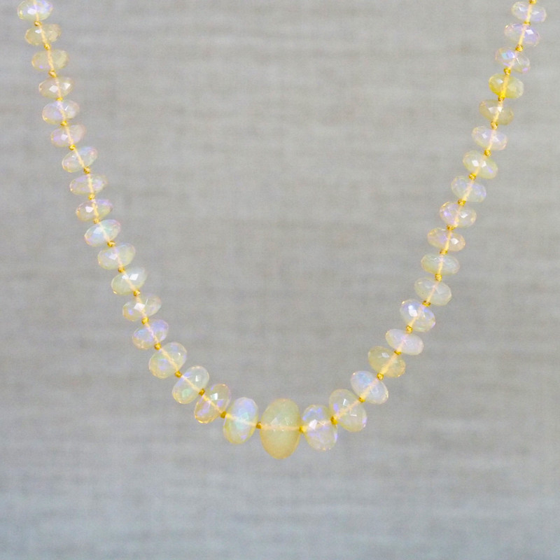 Graduated Opal Necklace