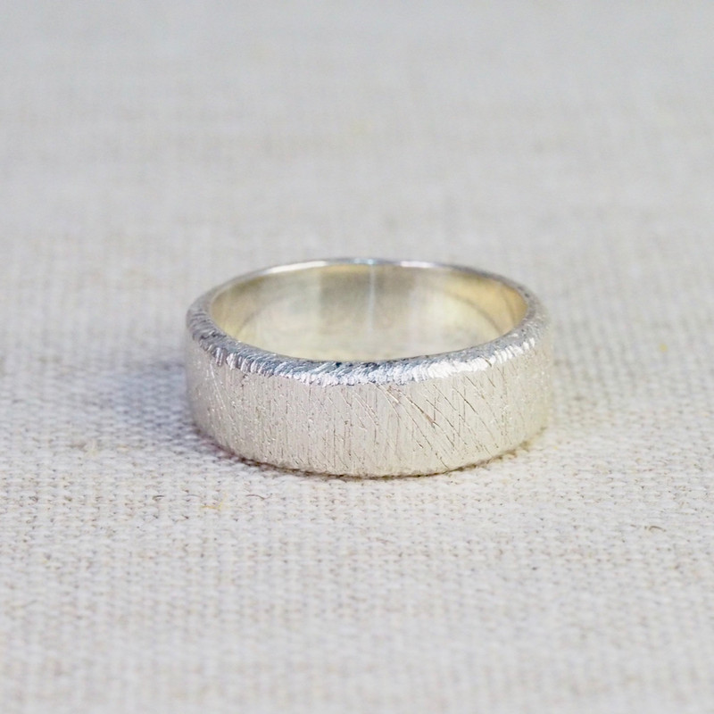 Lovers Textured Ring #8