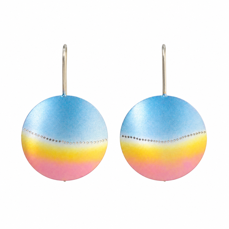 Small Desert Sands Super Shield Earrings