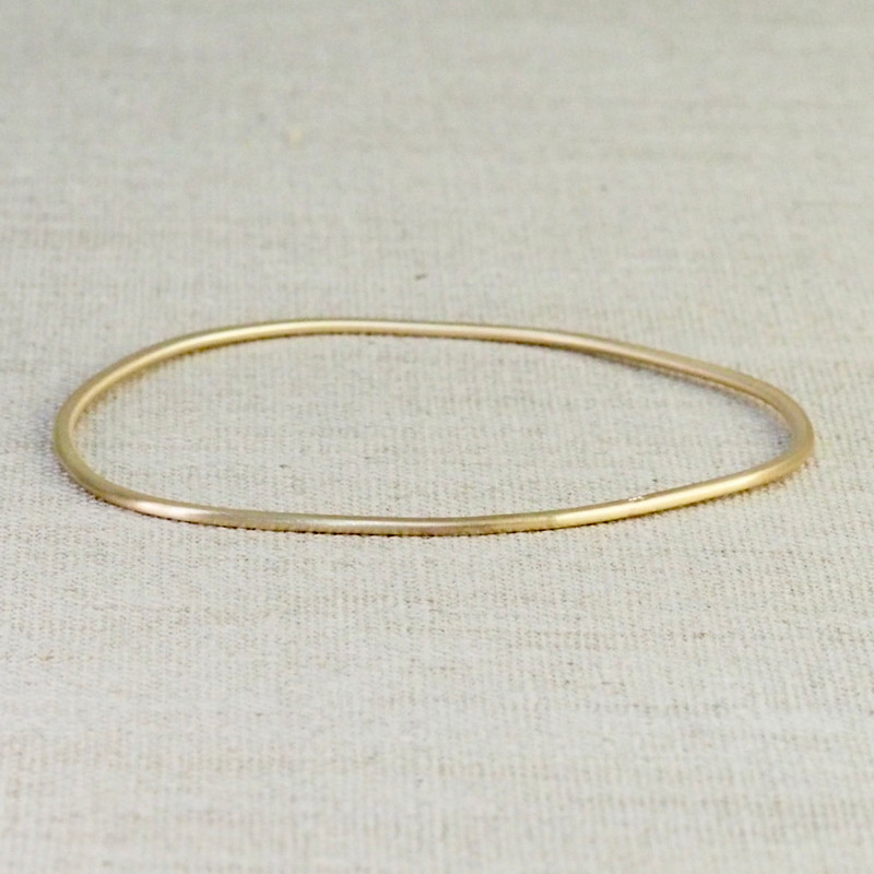 Yellow Gold Geometrica Bangle