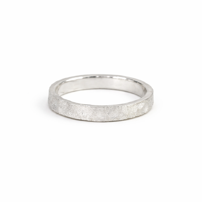 Silver Winter Lake Ring