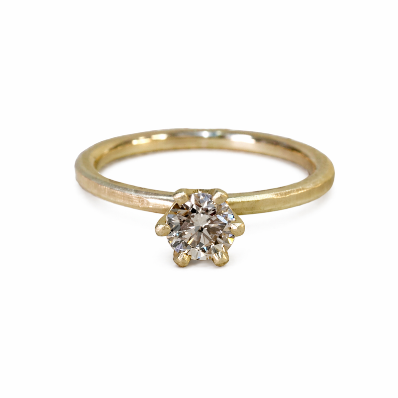 Chloe Australian Champagne Diamond Ring