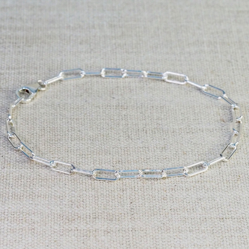 Petite Paperclip Chain Bracelet