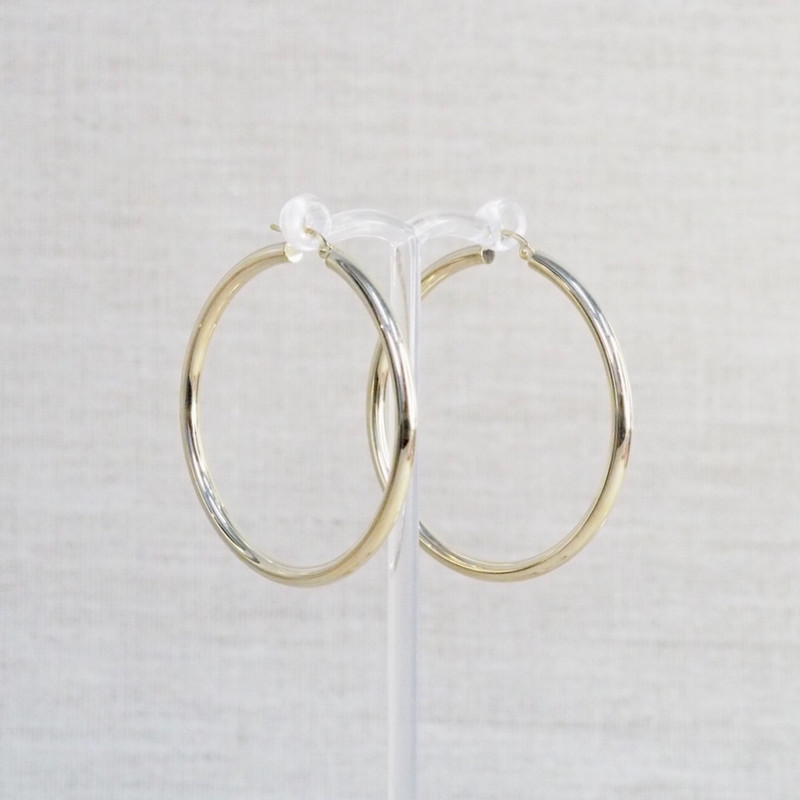 Large Gold Hoop Earrings