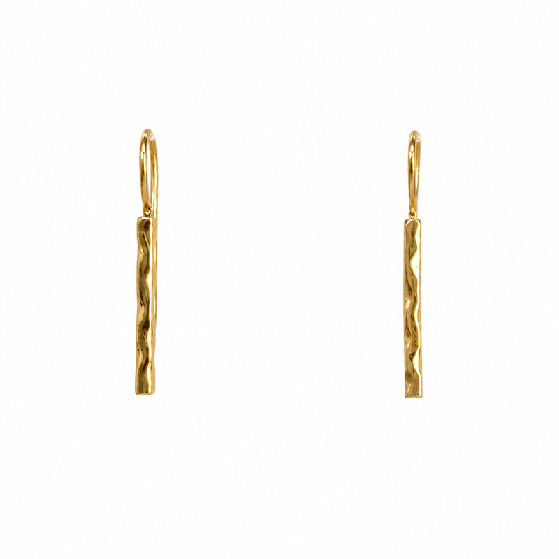 Rose Gold Ripple Earrings