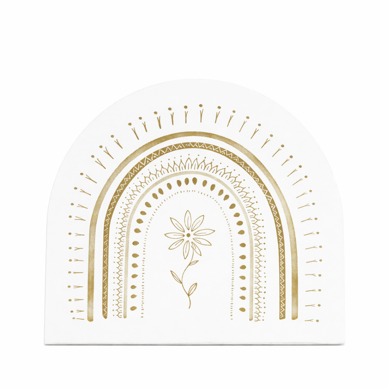 Arched Flower Greeting Card
