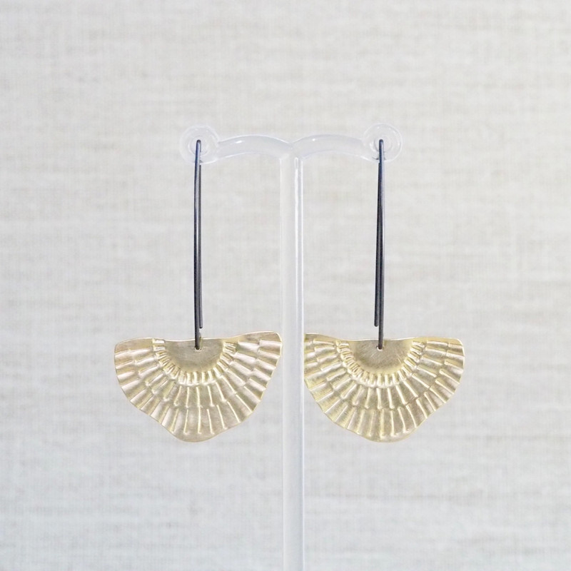 Gold Between The Lines Earrings