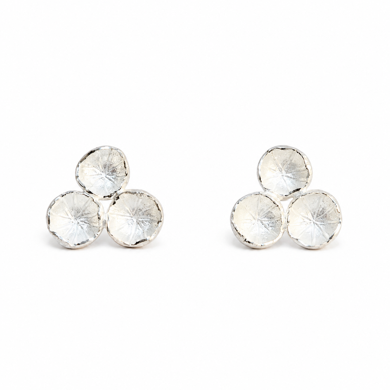 Small Cluster Stud Earrings
