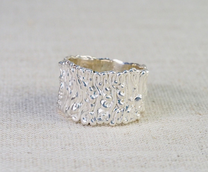 Silver Squiggly Ring #2