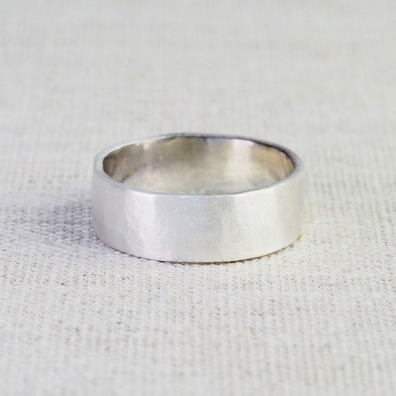 Wide Texture Ring