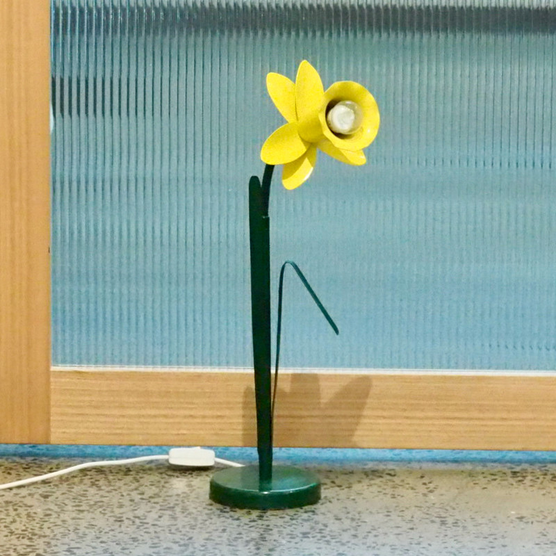 1980s Bliss Flower Table Lamp