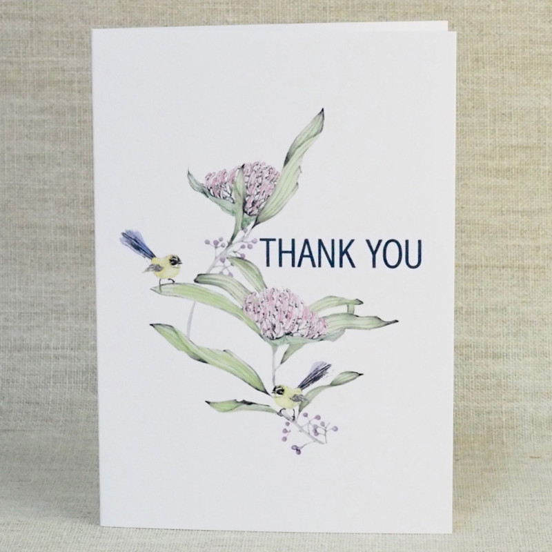 Botanical Thank You Greeting Card