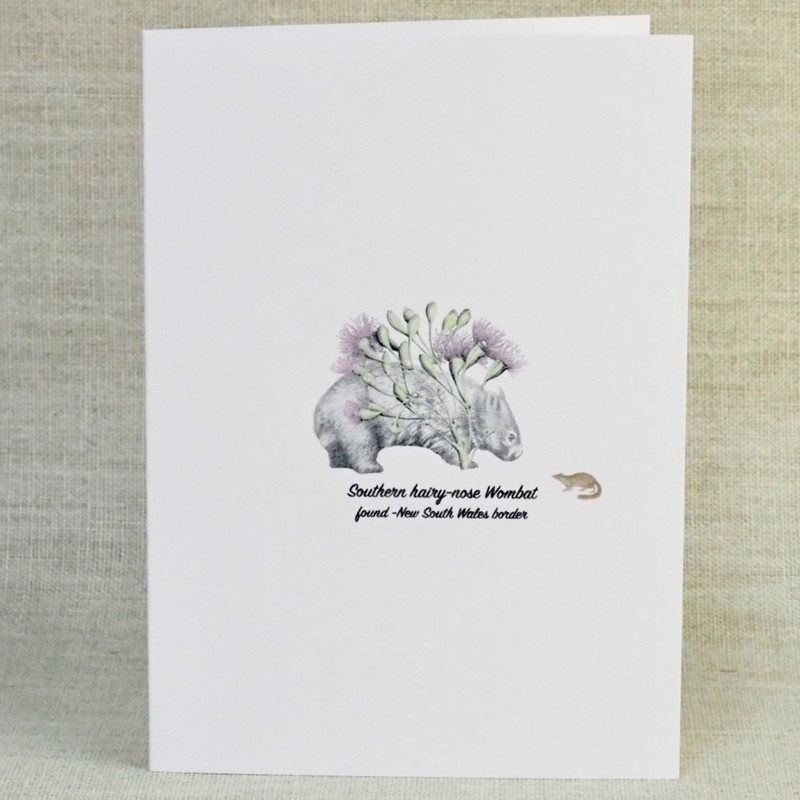 Wombat Greeting Card