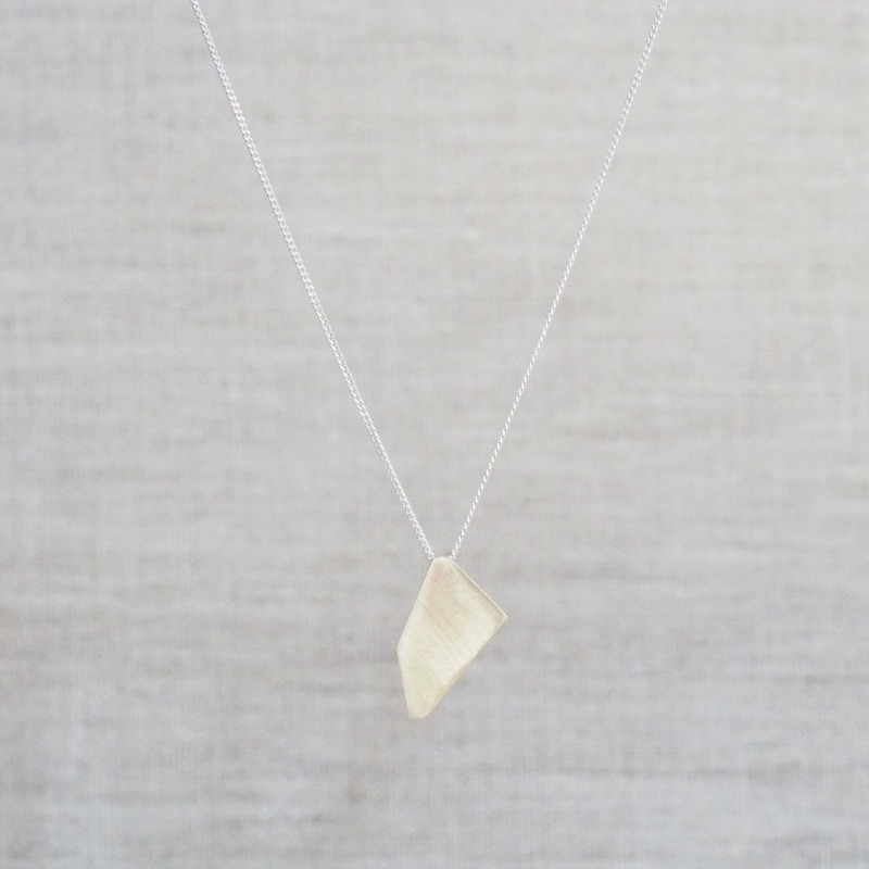 Gold & Silver Neo Geo Necklace #2