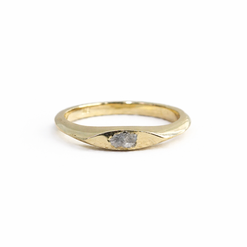 Navette Nesting Diamond Ring