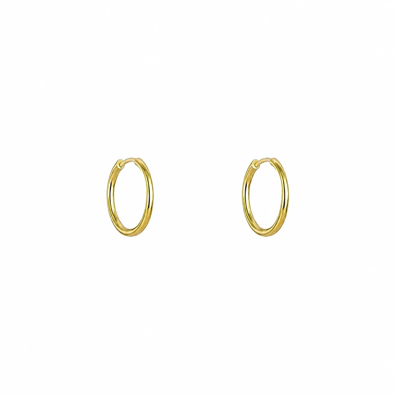 Yellow Gold Sleeper Earrings