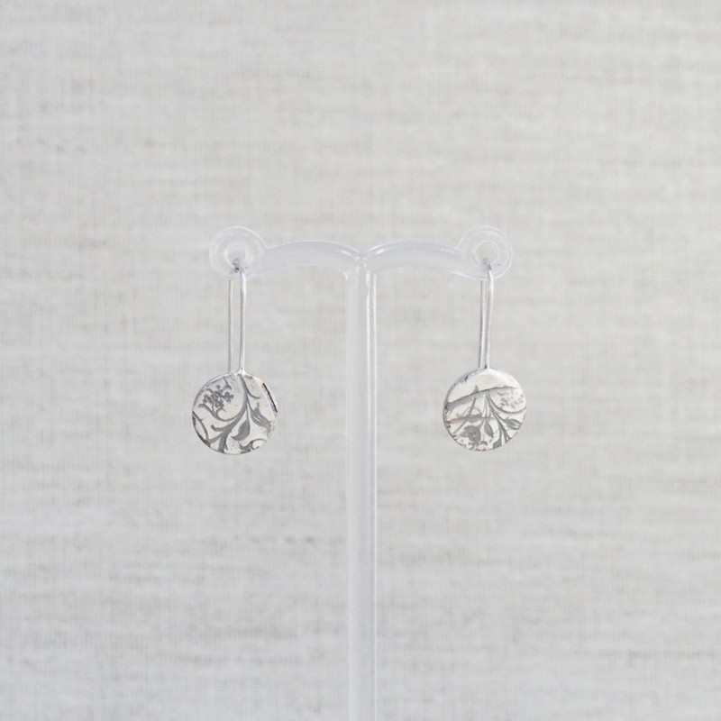 Silver Swirls Earrings