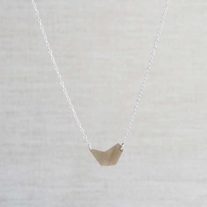 Gold & Silver Neo Geo Necklace 2