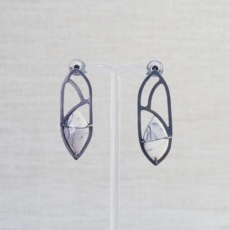 Porcelain Jasper Earrings