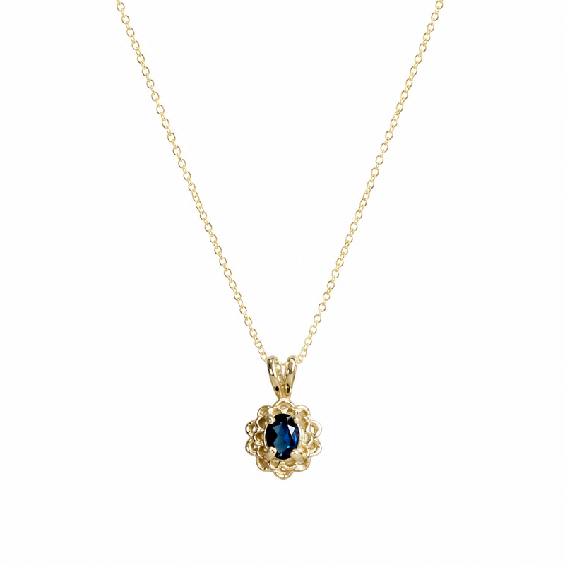 Gold Topaz Fancy Necklace