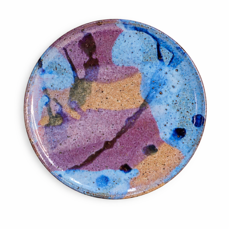 Medium Glazed Stoneware Plate