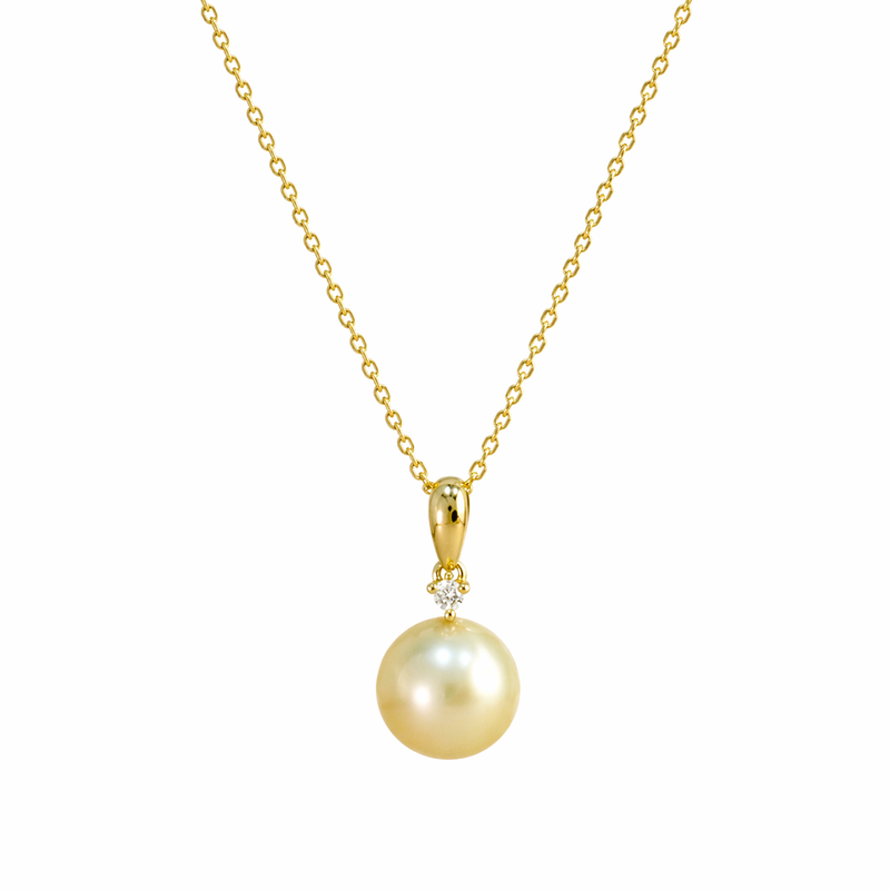 South Sea Pearl & Diamond Necklace