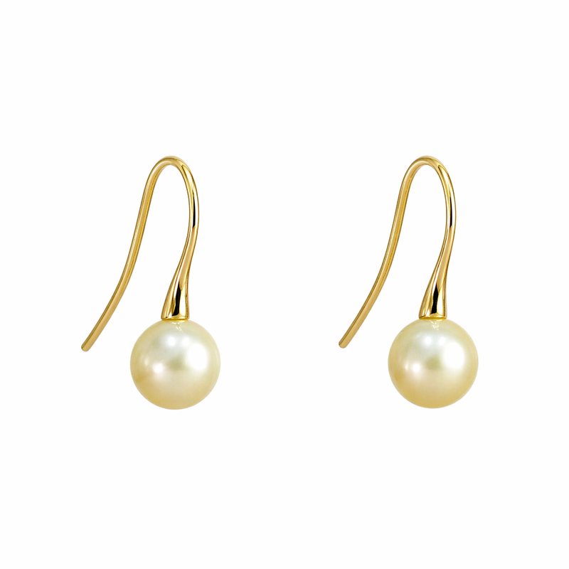 Cream South Sea Pearl Earrings