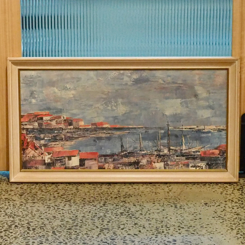 Vintage Harbour Print