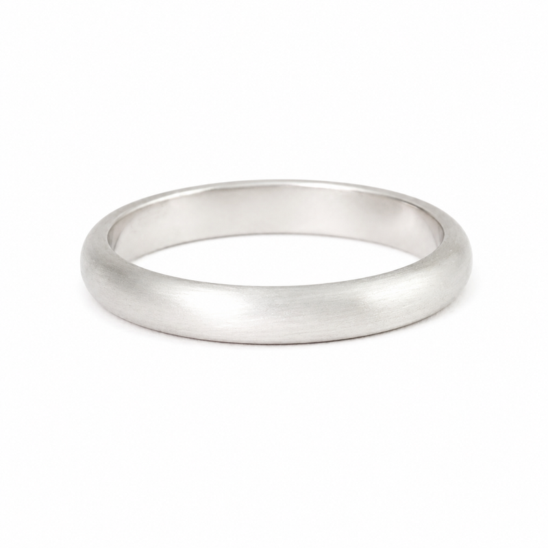 Silver Extra Small Dome Ring