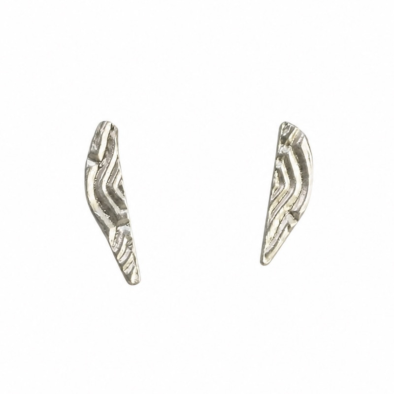 Silver Realm Stud Earrings