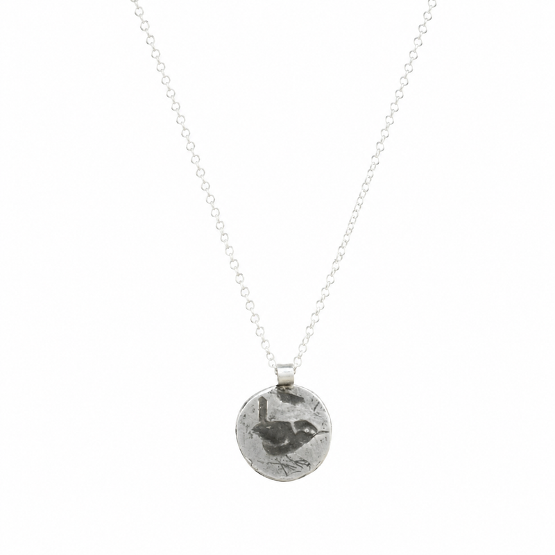 Silver Wren Necklace