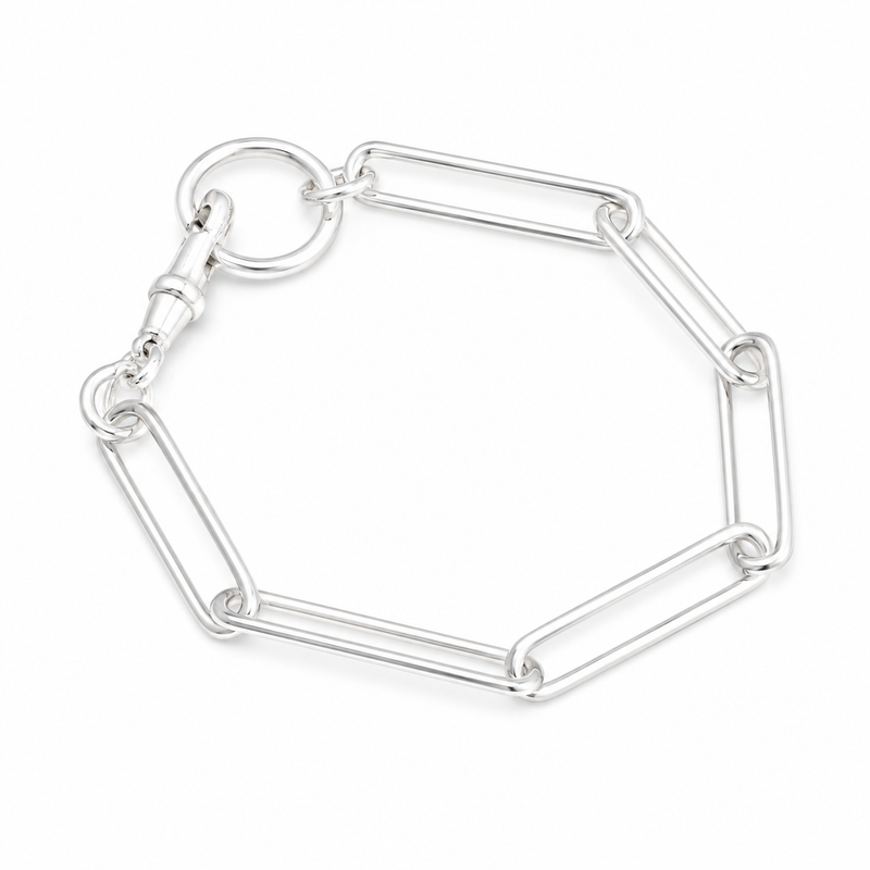 Elongated Oval Link Bracelet