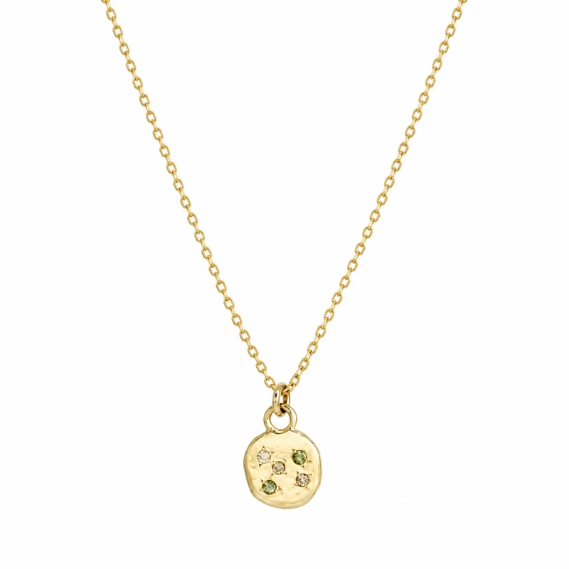 Yellow Gold Luna Necklace