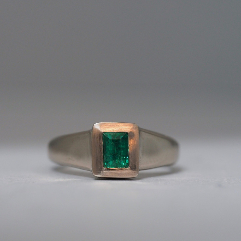 Emerald Signet Ring