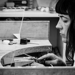 Portrait of jeweller Ellinor Mazza