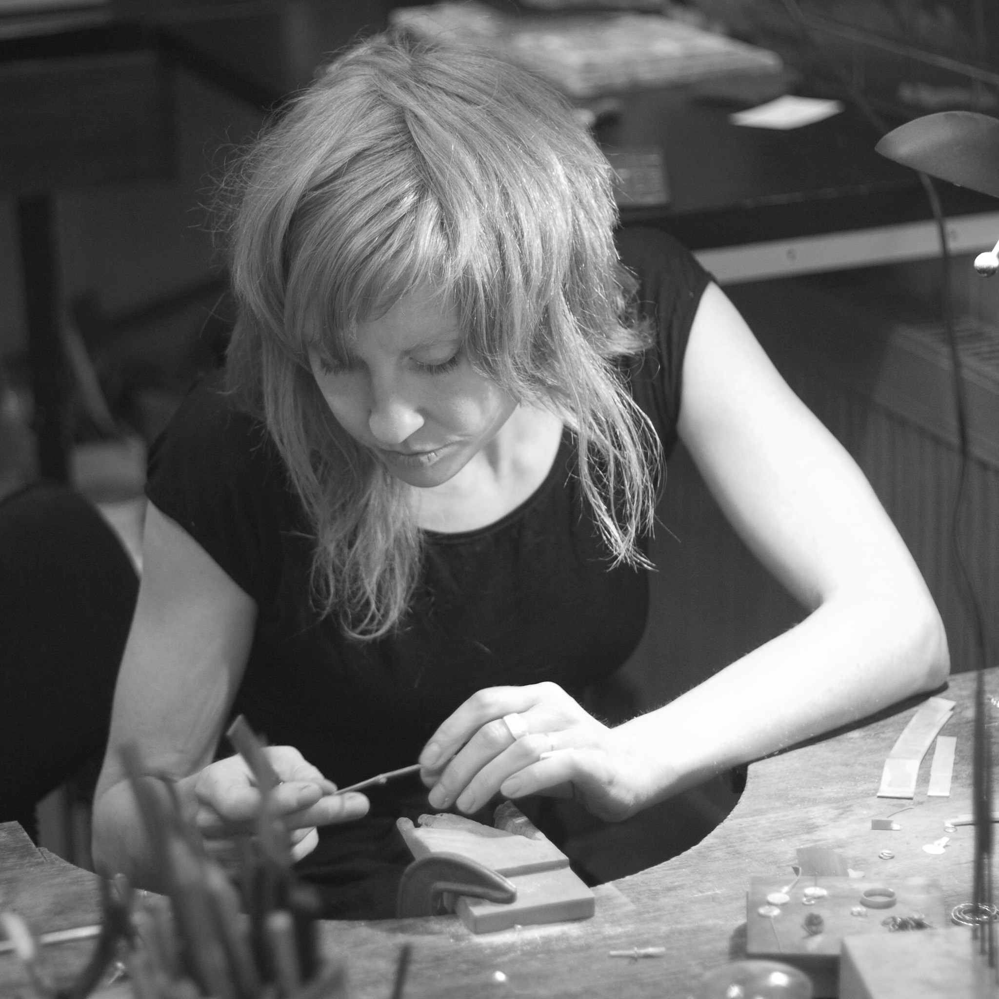 Portrait of jeweller Claire Taylor