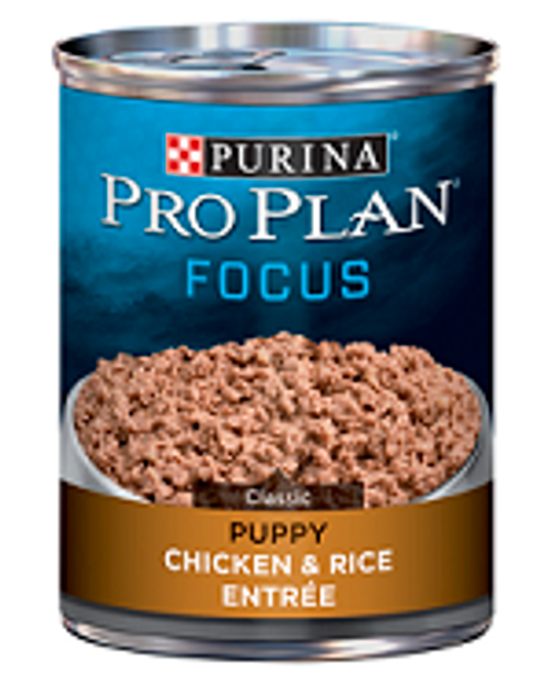 Purina Pro Plan FOCUS Puppy Chicken & Rice Entree 13oz