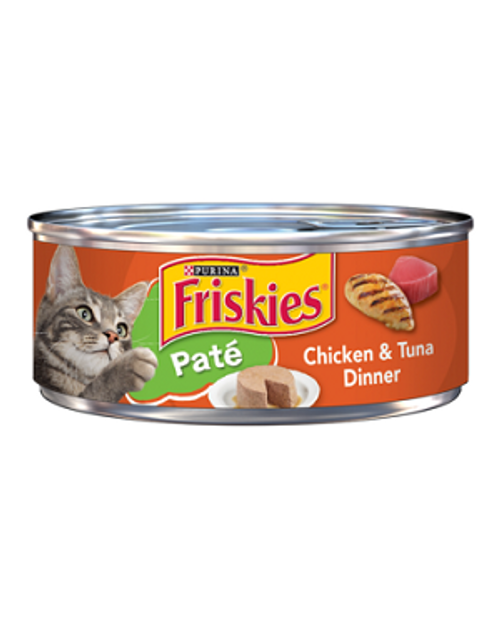Friskies Pate Chicken & Tuna Dinner 5.5oz