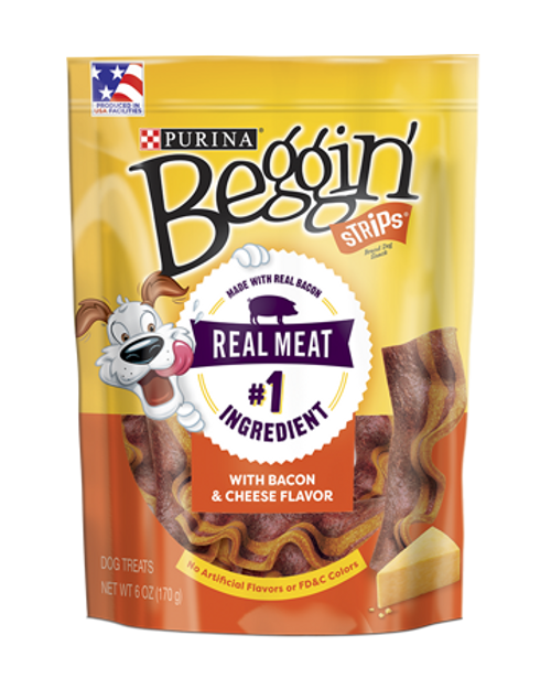 Purina Beggin Strips with Bacon and Cheese 6.0oz