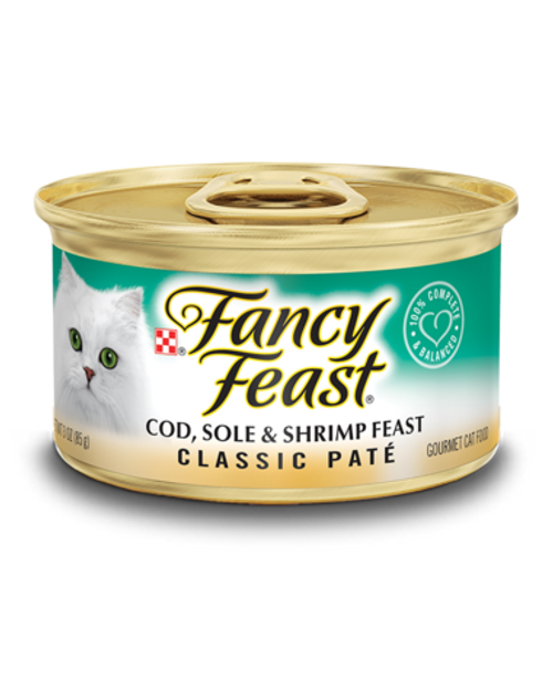 Fancy Feast Cod Sole and Shrimp 3oz