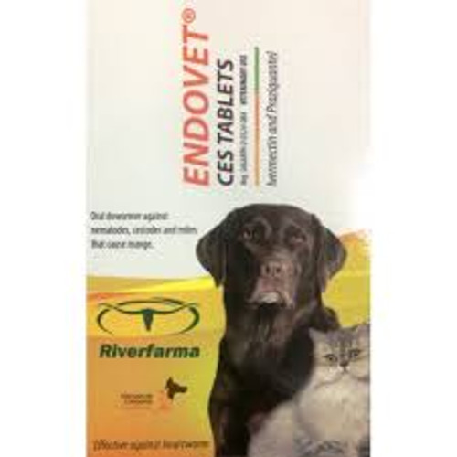 Endovet CES Worm Tablets 4pk