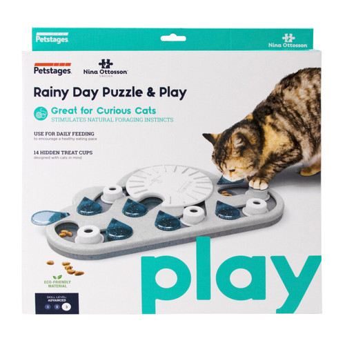 Rainy Day Puzzle & Play Cat Game