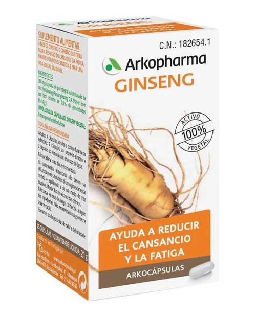Cápsulas dietéticas ginseng arkopharma